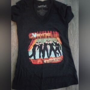 NSYNC Dark Gray Graphic Tee - Women's Short Sleeve